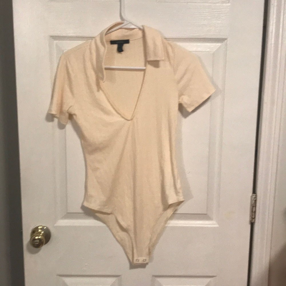 Collared body suit